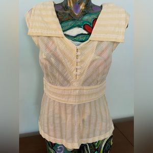 Vintage style by Floreat from Anthropologie. Beautiful blouse